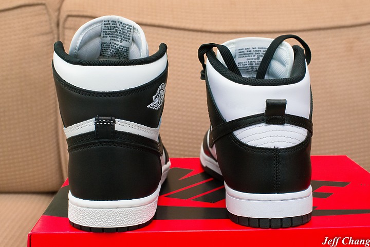 Nike Air Jordan 1 High '85 " Black/White " [熊貓]開箱文