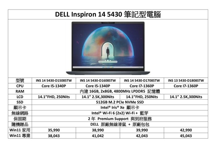 【DELL 家用筆電新機上市】DELL Insprion 13 / 14,16 及 Vostro 16 正式上市