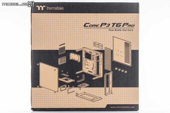 Thermaltake 曜越 Core P3 TG Pro 機殼試用 完全展現火力配備的開放平台