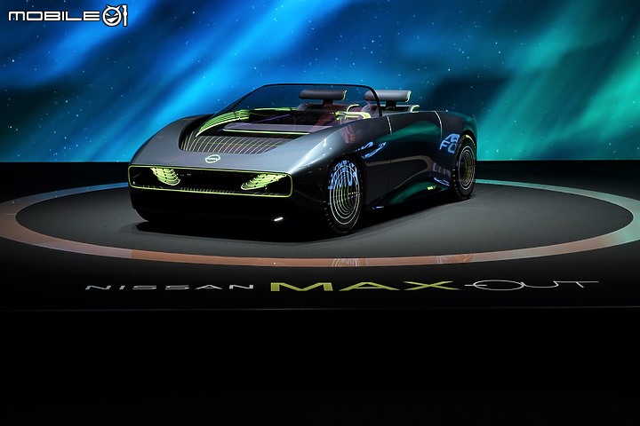 【海外新訊】Nissan Max-Out電動概念車亮相，具備e-4ORCE四驅系統與固態電池展示未來電動跑車願景！