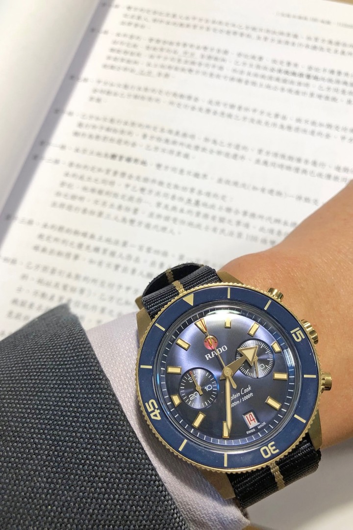 FINALLY!如願入手雷達青銅殼庫克船長計時碼錶