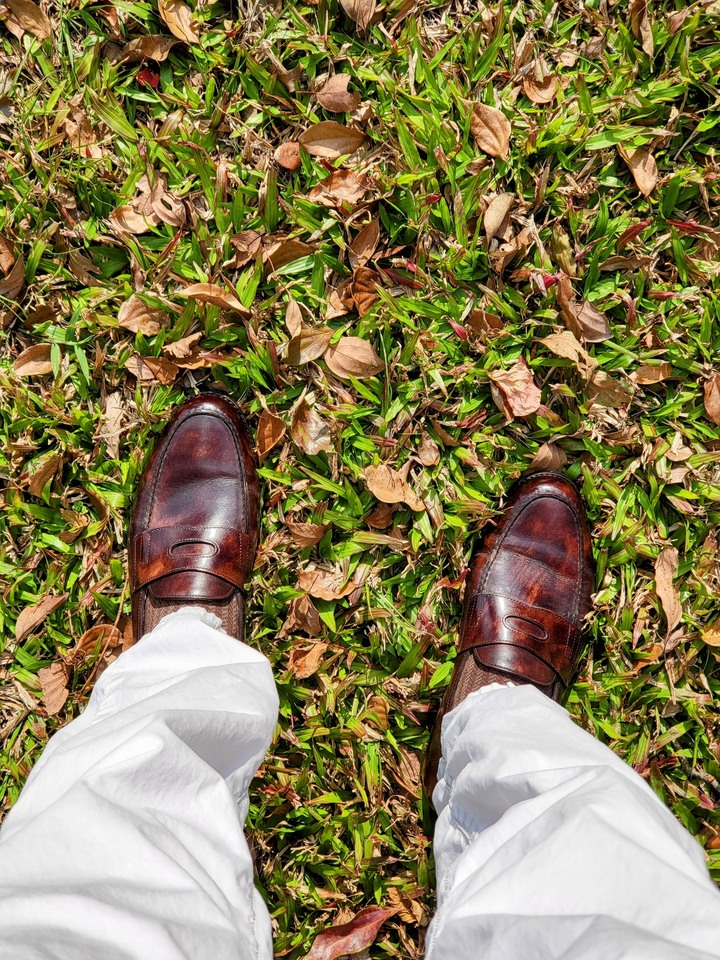 John Lobb Alder, Balmoral Derby Boots in Musuem Leather