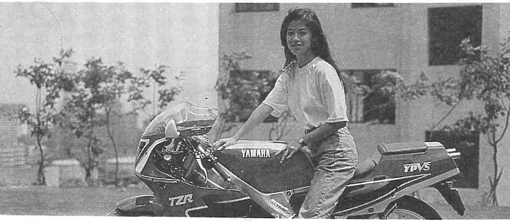 1991年機車雜誌上的攝影構圖風格