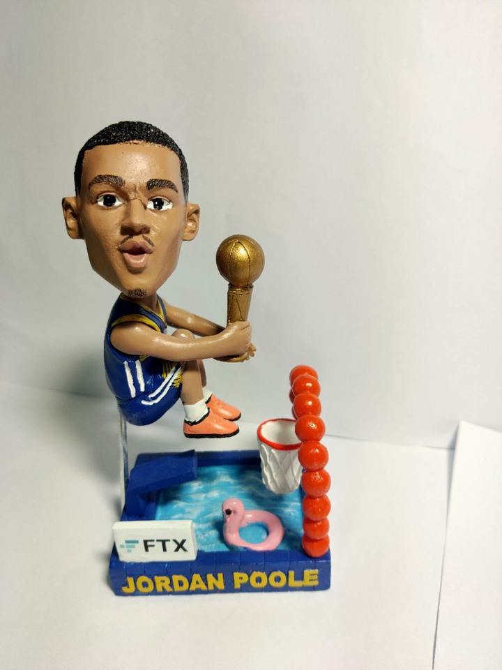 金州勇士隊 Jordan Poole 絶版公仔