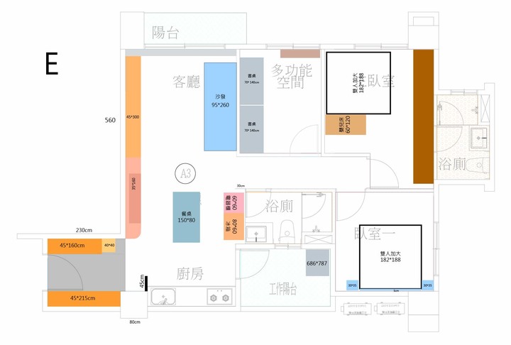 餐廳格局請益