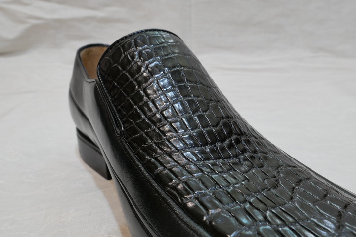 a.testoni black-label crocodile dress loafer 鐵獅東尼_黑標_鱷魚皮_樂福鞋