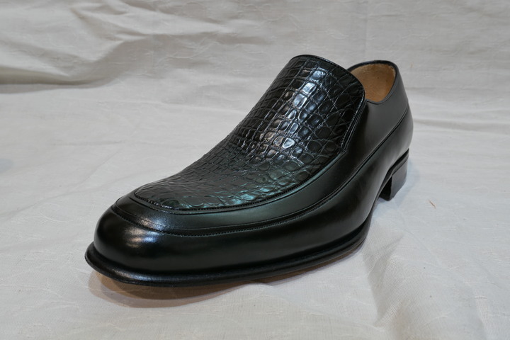 a.testoni black-label crocodile dress loafer 鐵獅東尼_黑標_鱷魚皮_樂福鞋