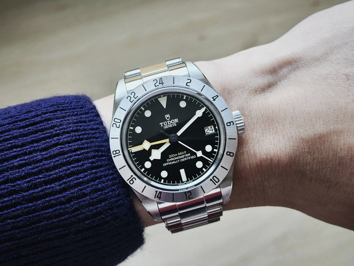 點我看大圖 「初嚐勞力士集團的美好」TUDOR BLACK BAY PRO GMT 帝舵碧灣專業型兩地時區腕錶 (圖多文長)