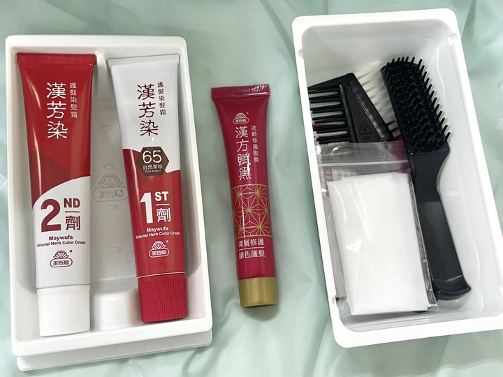 白髮遮好遮滿的漢芳染染髮霜
