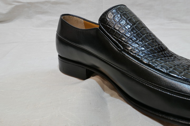 a.testoni black-label crocodile dress loafer 鐵獅東尼_黑標_鱷魚皮_樂福鞋