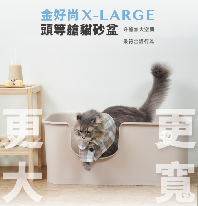 胖貓新廁所 金好尚X LARGE開箱