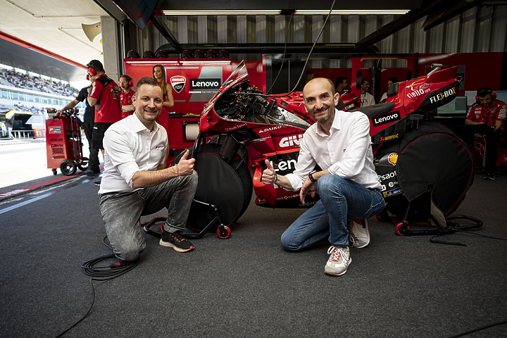 點我看大圖 Audi Sport 成為 Ducati 世界摩托車錦標賽(MotoGP)官方合作夥伴