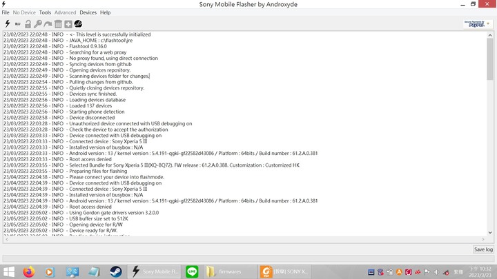 flashtool 安裝時遇上 "DPInst.exe 無法在您目前的作業系統上執行。" 因為要從Sony Xperia 5 III從舊版(61.2.A.0.381 (台版) )刷入新版(61.2.A.0.388(港版))