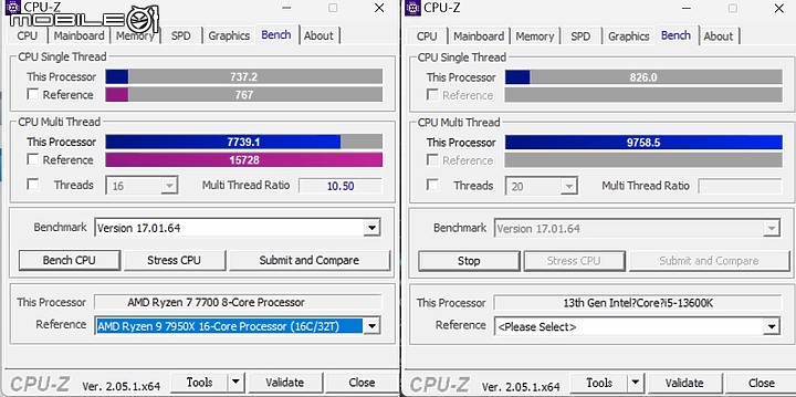 [測試] 平行換換病 Core i5 13600K 與 Ryzen 7 7700 的較量
