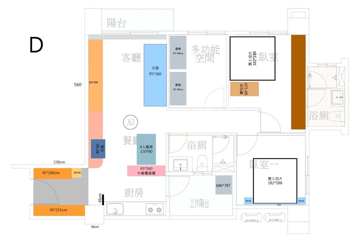 餐廳格局請益