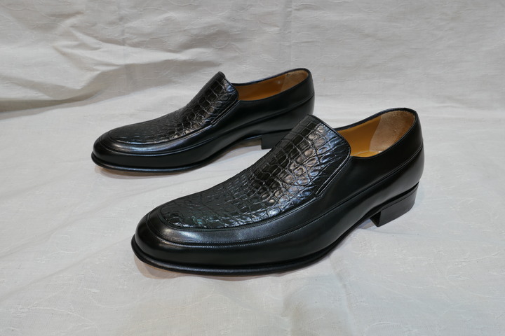 a.testoni black-label crocodile dress loafer 鐵獅東尼_黑標_鱷魚皮_樂福鞋