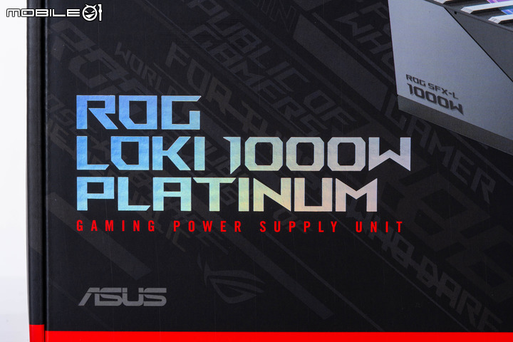 ROG LOKI 1000W PLATINUM SFX-L 電源供應器開箱試用 迷你機體也能安裝頂級顯卡的選擇