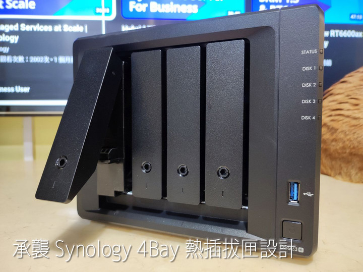 點我看大圖 貓評 Synology DS923+ NAS