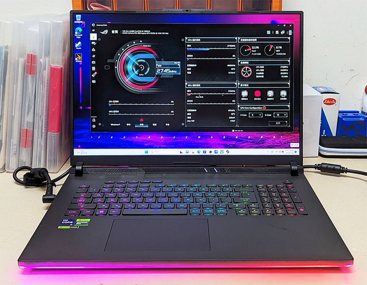 ROG SCAR 18 (G834JZ) 純開箱+bios 307 3DMARK跑測…