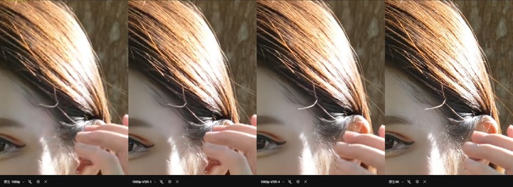 點我看大圖 NVIDIA RTX Video Super Resolution 畫質提升技術快速體驗 將 1080p 串流影片升頻至 4K 的奇妙技法