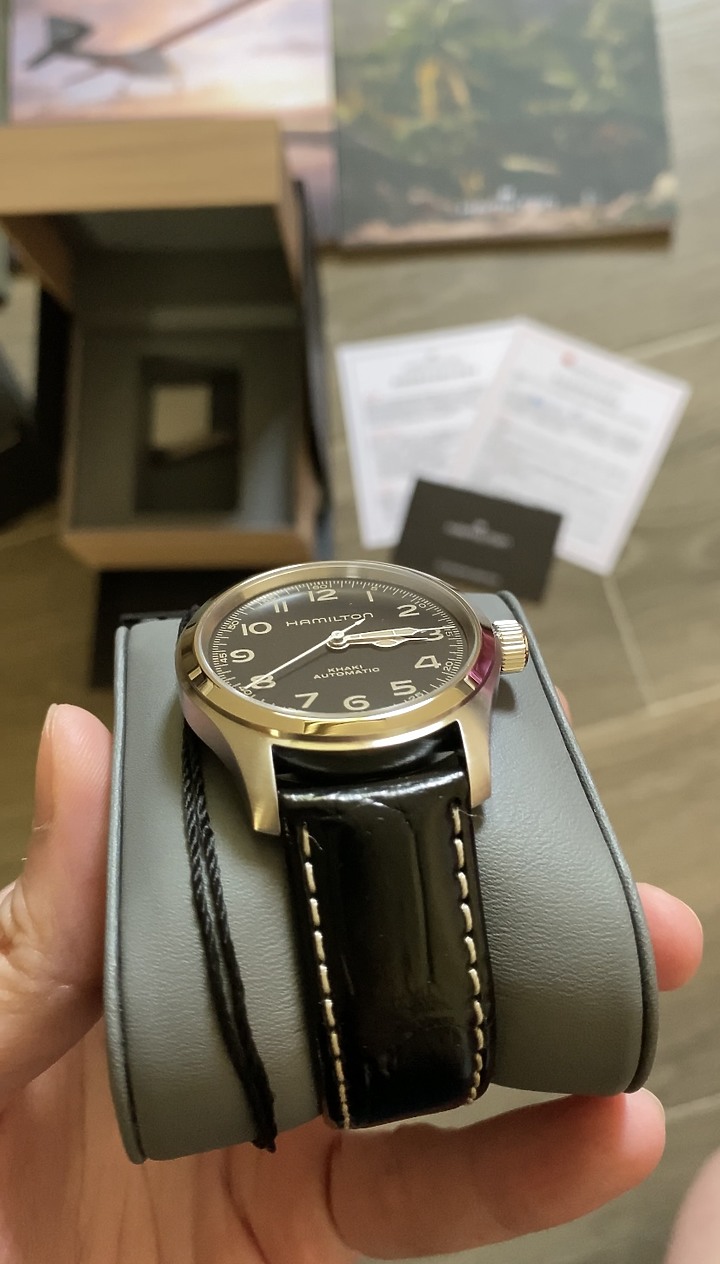 [開箱] Hamilton 漢米爾頓 Khaki Field Murph 38mm H70405730 小墨菲錶