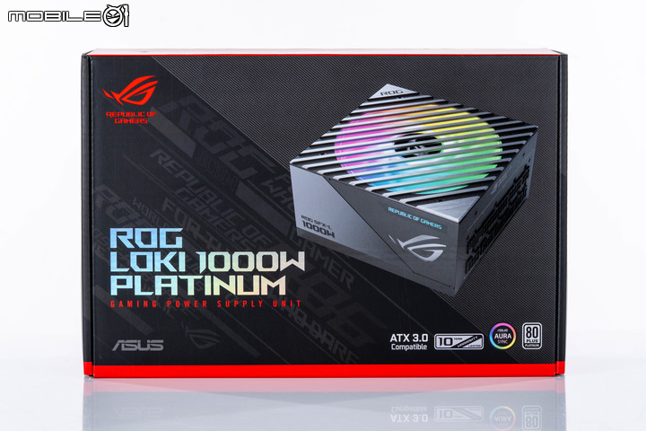 ROG LOKI 1000W PLATINUM SFX-L 電源供應器開箱試用 迷你機體也能安裝頂級顯卡的選擇