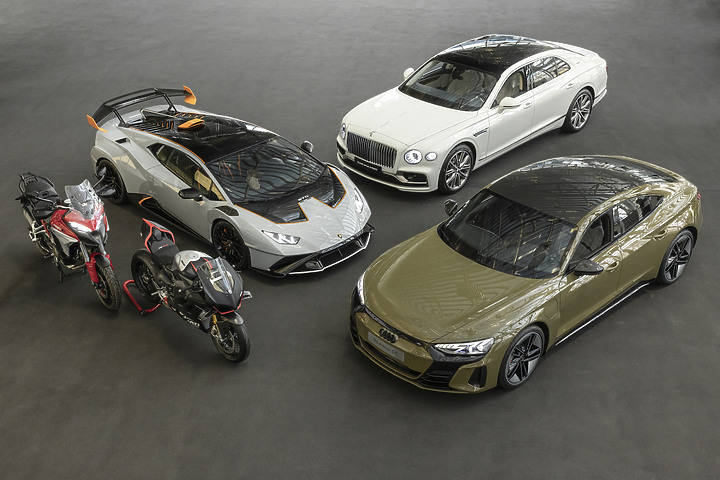 點我看大圖 新一代四環 Audi、Lamborghini、Bentley、Ducati 奧迪集團成形