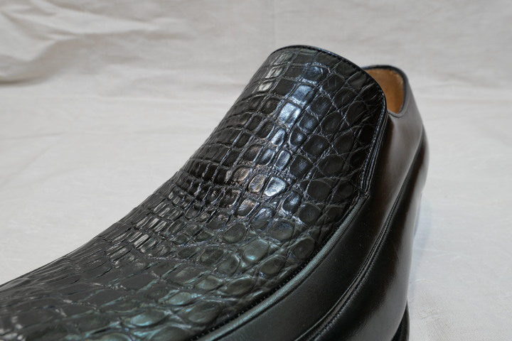 a.testoni black-label crocodile dress loafer 鐵獅東尼_黑標_鱷魚皮_樂福鞋