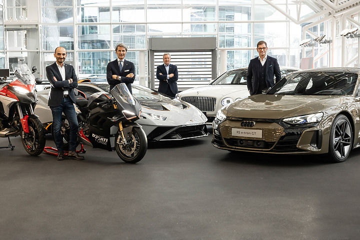 點我看大圖 新一代四環 Audi、Lamborghini、Bentley、Ducati 奧迪集團成形