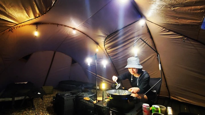 露營三餐都吃可樂料理、新露營裝備分享