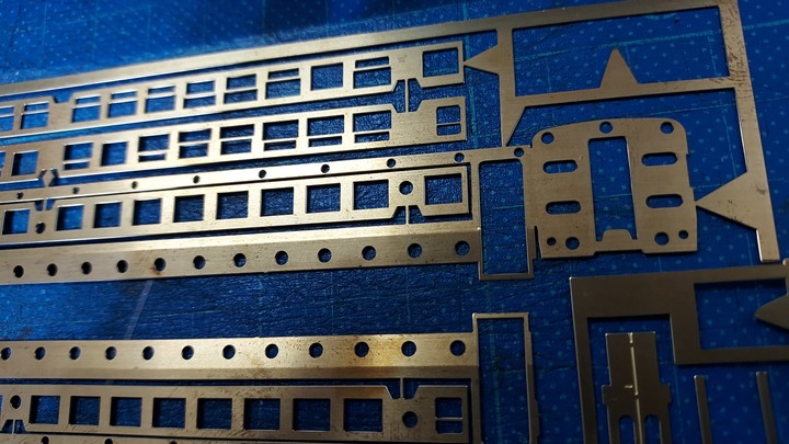 鐵道模型 n規 DR2700光華號銅車套件製作