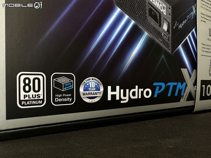 短小精悍！全漢 Hydro PTM X PRO 1000W ATX3.0 白金 電源供應器