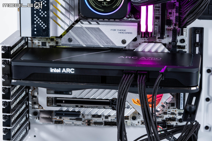 Intel ARC A750 Limited Edition 公版顯示卡開箱實測 規格面上的 1080p 甜品卡