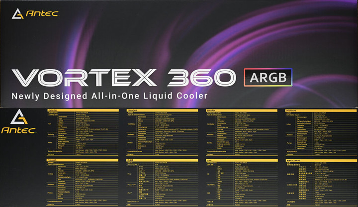 Antec Vortex 360 ARGB一體式水冷散熱器簡介及測試