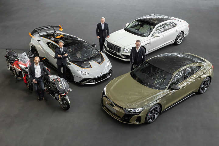 點我看大圖 新一代四環 Audi、Lamborghini、Bentley、Ducati 奧迪集團成形