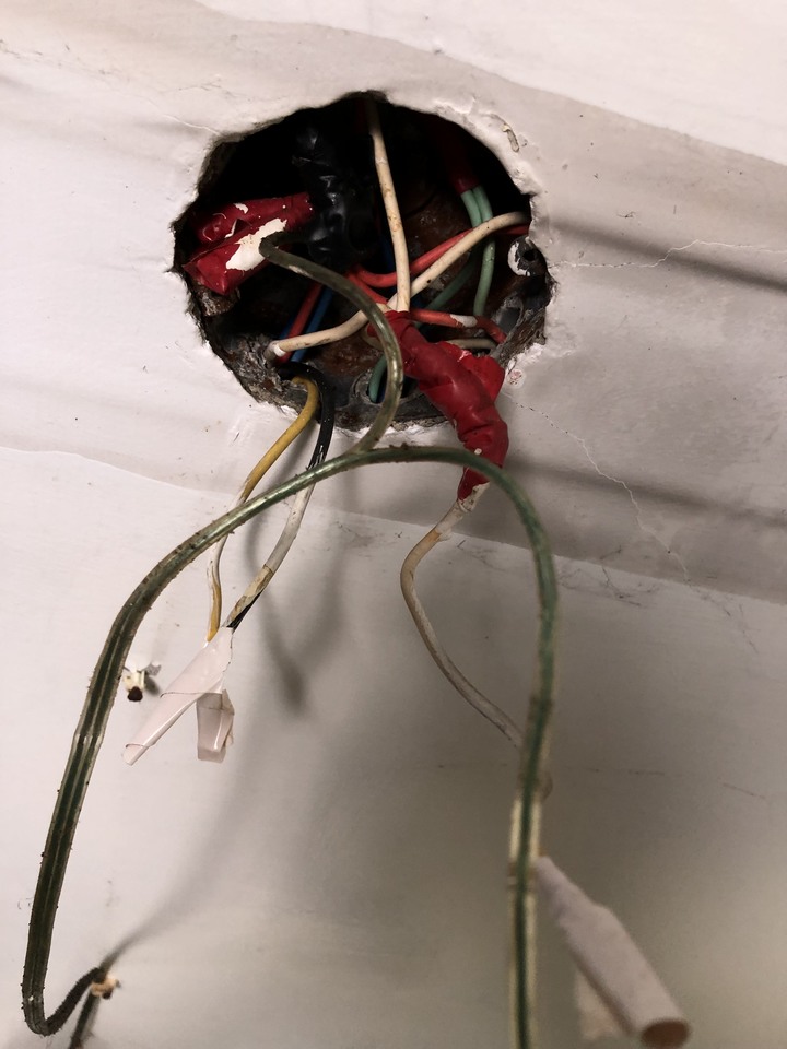 求天花板燈座+吊扇線接法（附圖）（已解決）