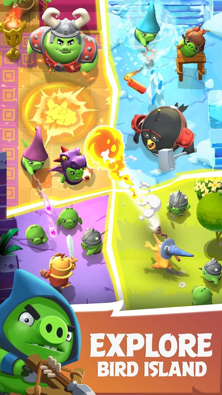 《Angry Birds Kingdom》憤怒鳥王國 Rovio 憤怒鳥 IP 放置類新作 3 月 3 日 開啟試玩 | 放置戰鬥+彈珠彈射+Roguelike 打造終極鳥類王國