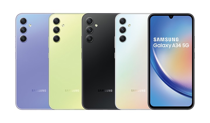 三星Galaxy A54、A34台灣三月底登場 售價11,990元起