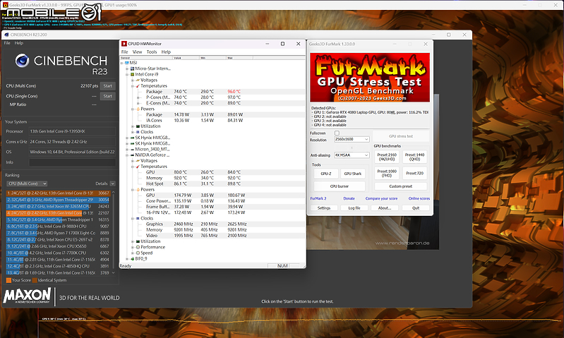 MSI Raider GE78 HX 13V 測試報告|超增壓技術引爆極限效能