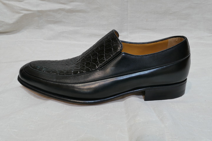 a.testoni black-label crocodile dress loafer 鐵獅東尼_黑標_鱷魚皮_樂福鞋