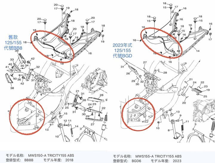 日本2023年式Tricity125/155由裡到外大改款全新上市