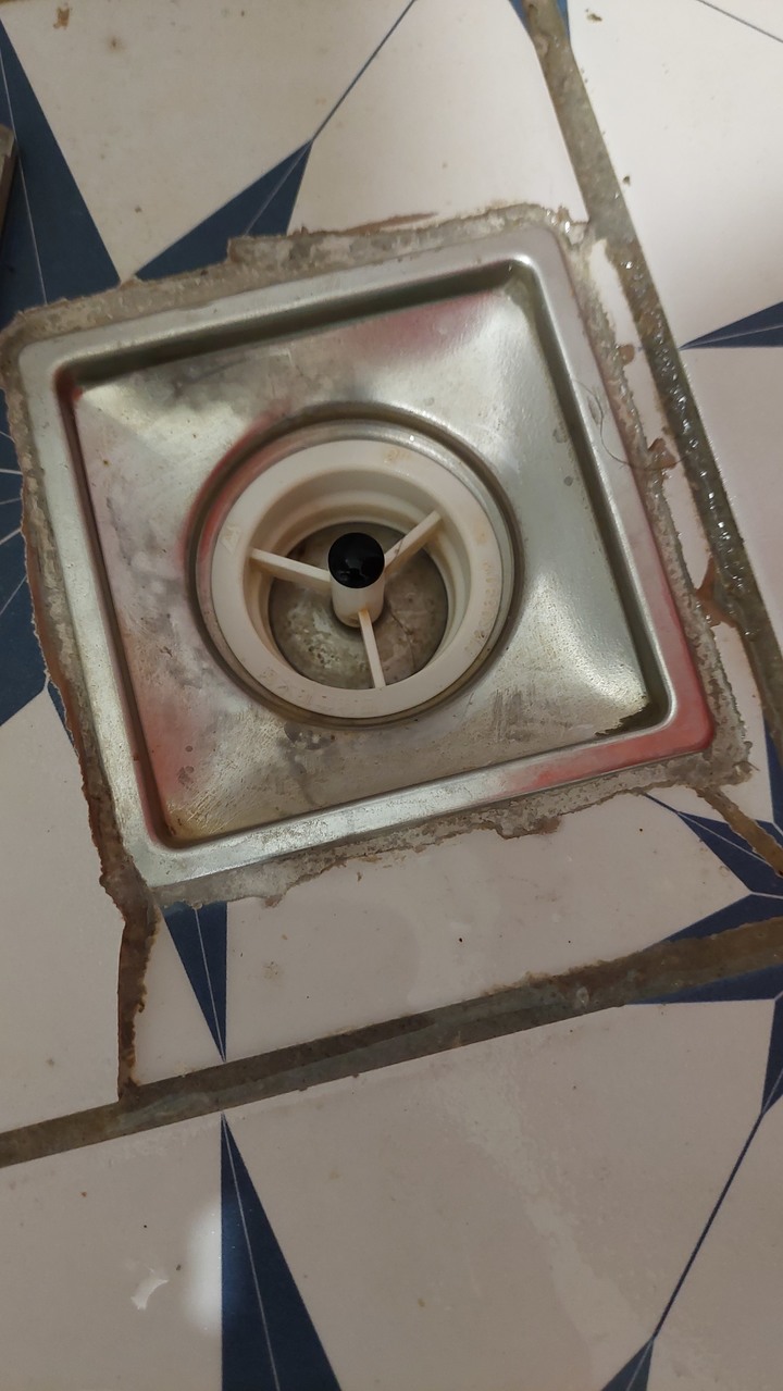 浴室磁磚縫白白的