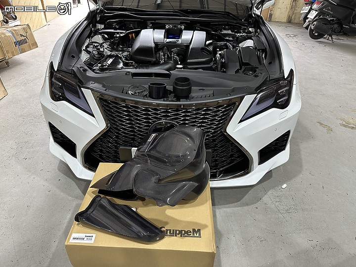 LEXUS RC F 5.0升 V8 自然進氣 吸氣量再推升至巔峰之作 日本進氣專家 GruppeM