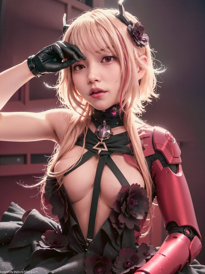 使用生成式Ai演算法虛構出來之不存在的仿真人Coser