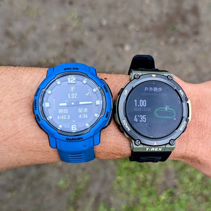:::::Garmin instinct crossover solar:::::二手開箱:::::