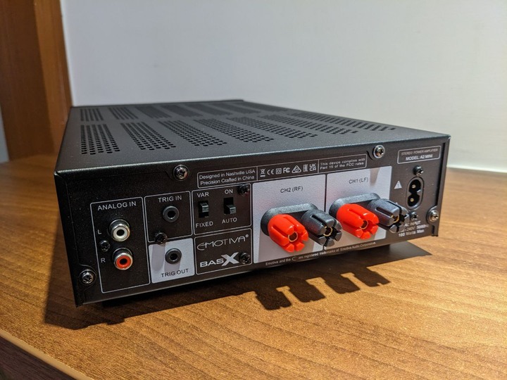 Emotiva BasX A2m 擴大機開箱