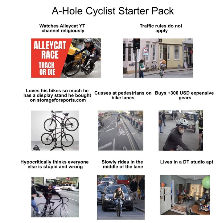 白目單車 starterpack