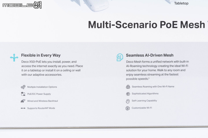 TP-Link Deco X50-PoE Mesh 無線路由器套組開箱試用 以壁掛安裝與 PoE 供電設計滿足大空間網路連線需求