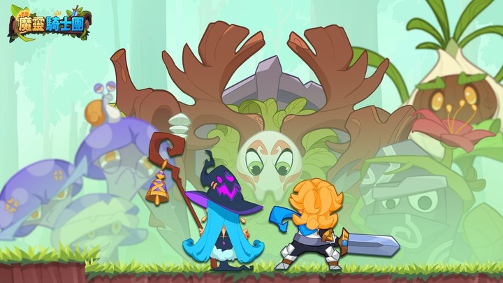 《魔靈騎士團》美式卡通風格 懷舊經典 放置掛機 RPG | 隨機技能搭配 一種職業多種流派玩法 五系技能 任意搭配 配置專屬於你的強力攻擊技能組合