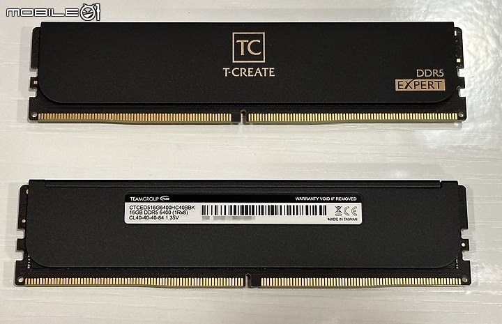 點我看大圖 無光害高頻大容量TEAM十銓 T-CREATE EXPER 引領者 DDR5 6400 開箱分享